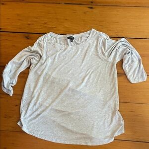 Cupio Light Gray Long Sleeve Top